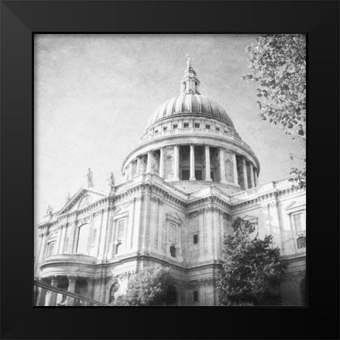 London Sights III Black Modern Wood Framed Art Print by Navas, Emily