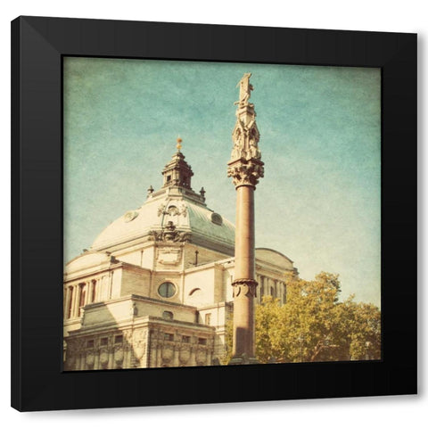London Sights IV Black Modern Wood Framed Art Print by Navas, Emily