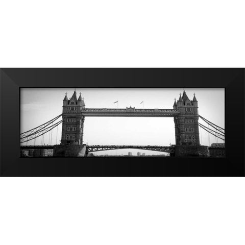 London Bridge Black Modern Wood Framed Art Print by Navas, Emily