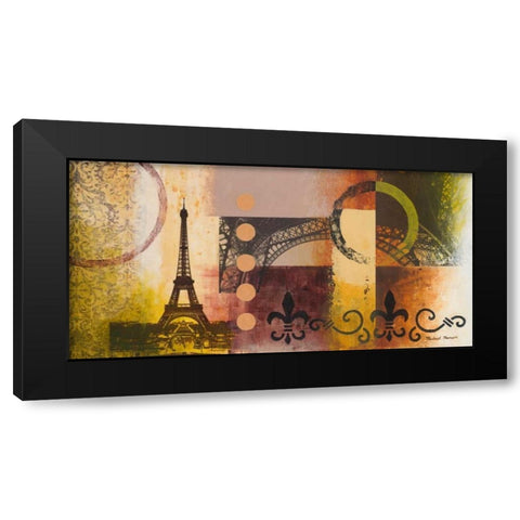 Eiffel I Black Modern Wood Framed Art Print by Marcon, Michael