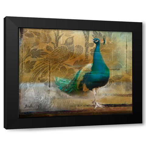 Feathered Dreams II Black Modern Wood Framed Art Print by Pinto, Patricia