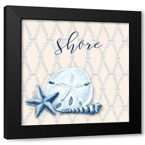 Ocean Waves III Black Modern Wood Framed Art Print by Hakimipour, Tiffany