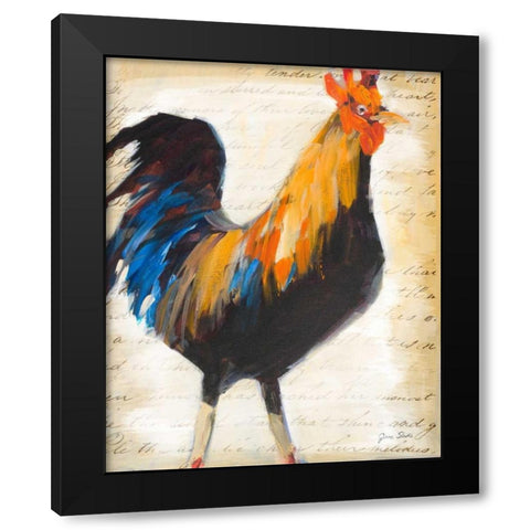 Morning Glory I Black Modern Wood Framed Art Print by Slivka, Jane