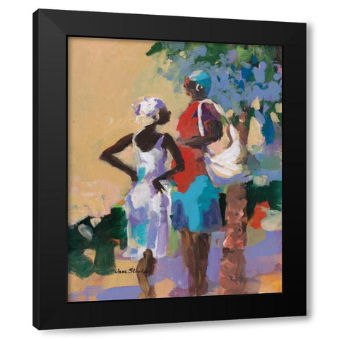 Saturday Morning I Black Modern Wood Framed Art Print by Slivka, Jane