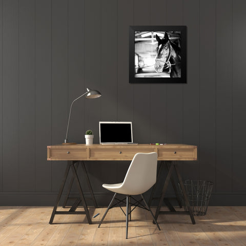 Derby Square I Black Modern Wood Framed Art Print by Bryant, Susan