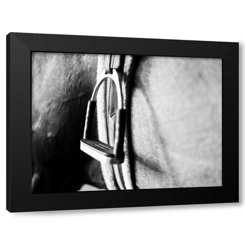 Horseback Riding II Black Modern Wood Framed Art Print by Bryant, Susan