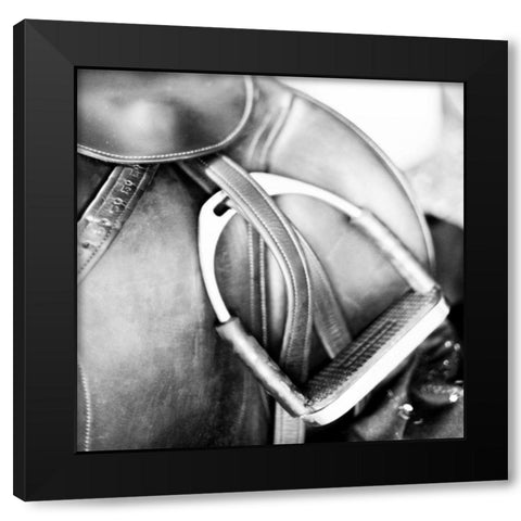 Derby Square II Black Modern Wood Framed Art Print with Double Matting by Bryant, Susan