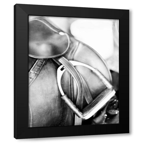 Derby II Black Modern Wood Framed Art Print with Double Matting by Bryant, Susan