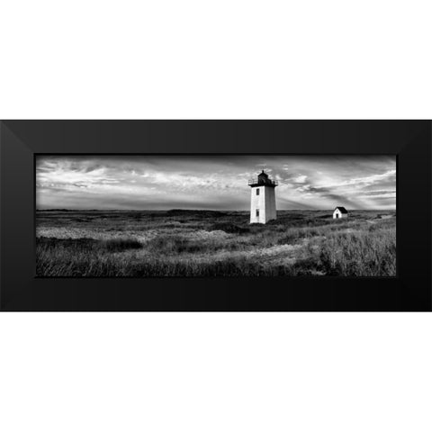 Long Point Black Modern Wood Framed Art Print by Lake, Shelley