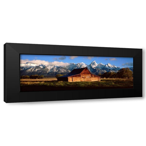 Alma Moulton Barn Black Modern Wood Framed Art Print with Double Matting by Lake, Shelley