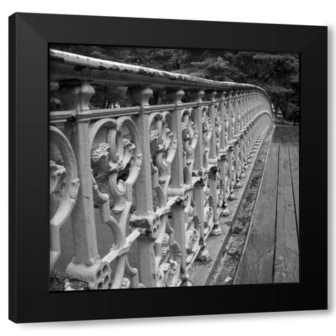Walk Across I Black Modern Wood Framed Art Print by Rodriguez, Jairo