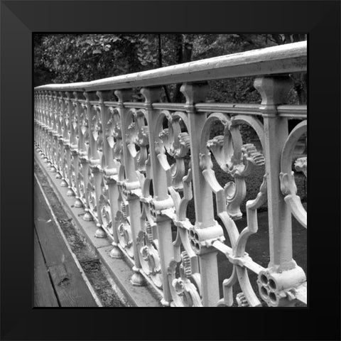 Walk Across II Black Modern Wood Framed Art Print by Rodriguez, Jairo