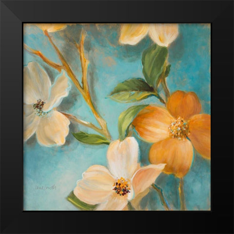 Bella Fiori I Black Modern Wood Framed Art Print by Loreth, Lanie