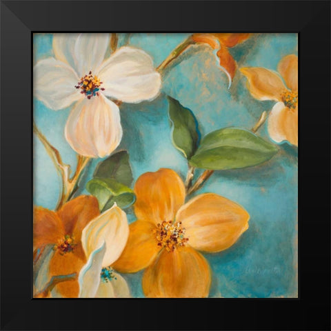 Bella Fiori II Black Modern Wood Framed Art Print by Loreth, Lanie