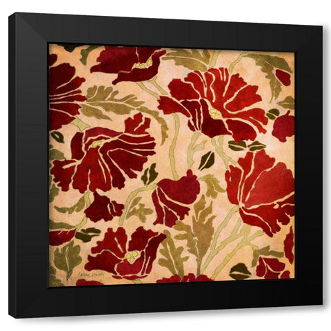 Autumn Showers Bring Flowers I Black Modern Wood Framed Art Print by Loreth, Lanie