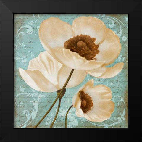 Afternoon Bloom I Black Modern Wood Framed Art Print by Rhyan, Vivien