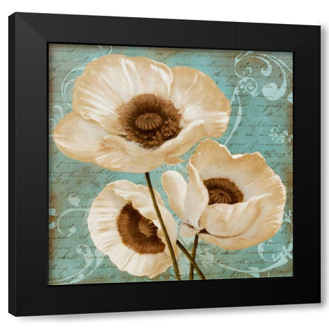 Afternoon Bloom II Black Modern Wood Framed Art Print by Rhyan, Vivien