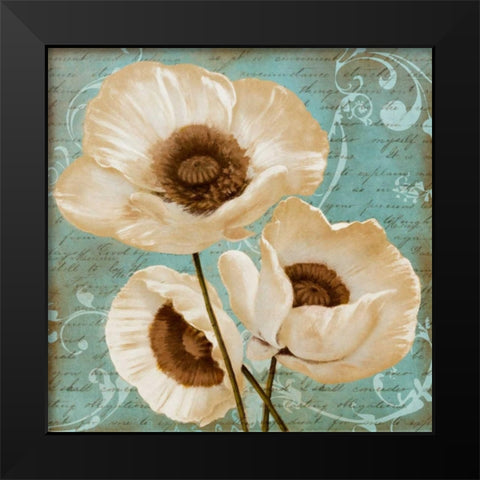 Afternoon Bloom II Black Modern Wood Framed Art Print by Rhyan, Vivien