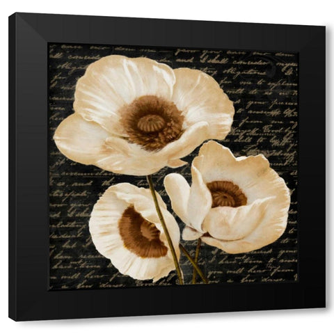 Evening Bloom II Black Modern Wood Framed Art Print by Rhyan, Vivien