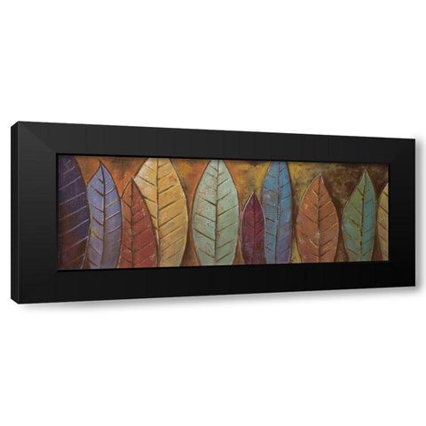 Tall Leaves I Black Modern Wood Framed Art Print by Pinto, Patricia