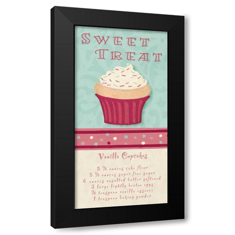 Sweet Treat Black Modern Wood Framed Art Print by Hakimipour, Tiffany
