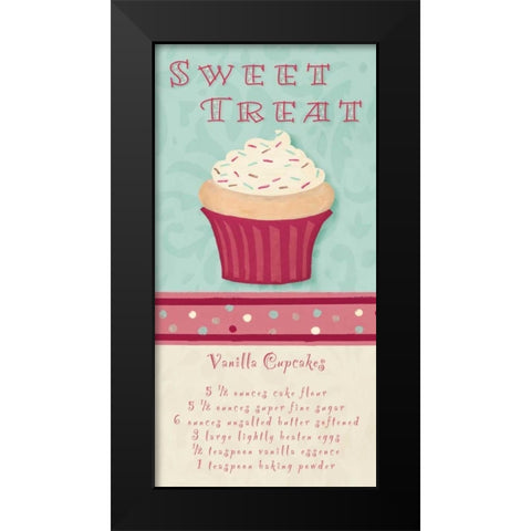 Sweet Treat Black Modern Wood Framed Art Print by Hakimipour, Tiffany