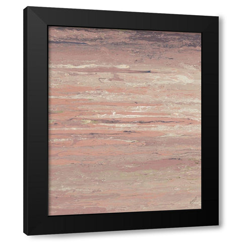 Blush Sunset Black Modern Wood Framed Art Print with Double Matting by Gonzalez, Roberto