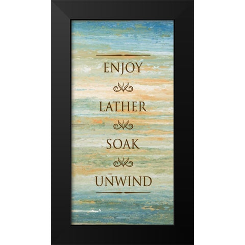 Bath Sunset I Black Modern Wood Framed Art Print by Gonzalez, Roberto
