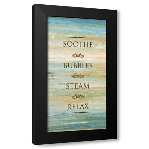 Bath Sunset II Black Modern Wood Framed Art Print with Double Matting by Gonzalez, Roberto
