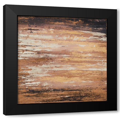 Earth Sunset Black Modern Wood Framed Art Print by Gonzalez, Roberto
