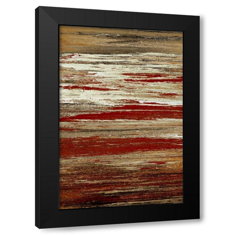 Seated Sunset Black Modern Wood Framed Art Print by Gonzalez, Roberto