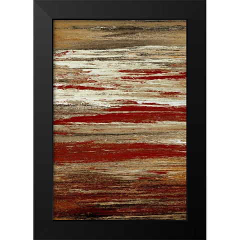Seated Sunset Black Modern Wood Framed Art Print by Gonzalez, Roberto