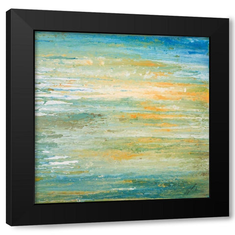 Winter Sunset Black Modern Wood Framed Art Print by Gonzalez, Roberto