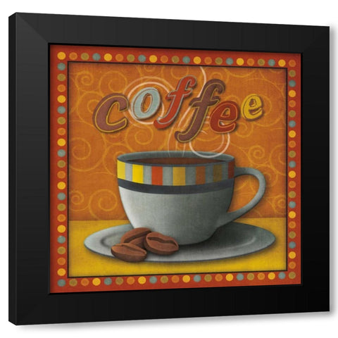 Coffee Black Modern Wood Framed Art Print by Studio, Sd Graphics