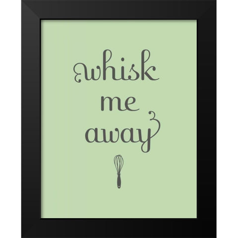 Whisk Black Modern Wood Framed Art Print by Studio, Sd Graphics