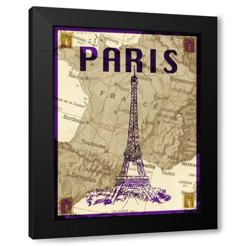 City Stops I Black Modern Wood Framed Art Print by Biscardi, Nicholas