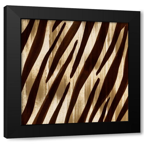 Nairobi Square IV Black Modern Wood Framed Art Print by Biscardi, Nicholas