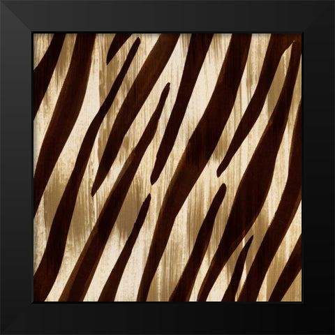 Nairobi Square IV Black Modern Wood Framed Art Print by Biscardi, Nicholas