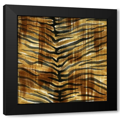 Nairobi Square II Black Modern Wood Framed Art Print with Double Matting by Biscardi, Nicholas