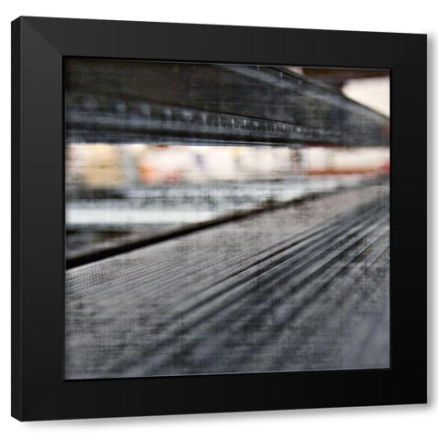 Press Looks II Black Modern Wood Framed Art Print with Double Matting by Bonnett, Stede
