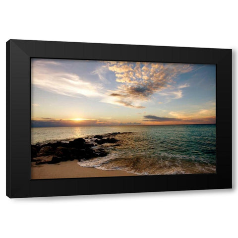 Bimini Afternoon Black Modern Wood Framed Art Print with Double Matting by Bryant, Susan