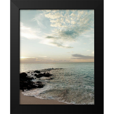 Cool Bimini Afternoon Black Modern Wood Framed Art Print by Bryant, Susan