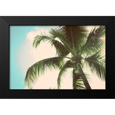 Palm Scene II Black Modern Wood Framed Art Print by Bryant, Susan