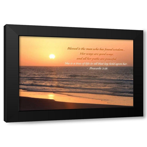 Sunrise I Black Modern Wood Framed Art Print with Double Matting by Mansfield, Kathy