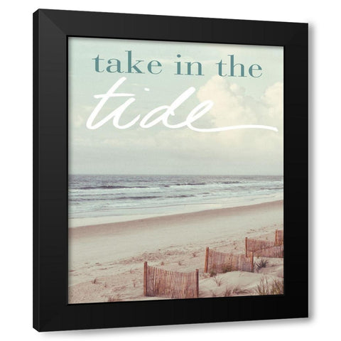 Take in the Tide Black Modern Wood Framed Art Print with Double Matting by Mansfield, Kathy