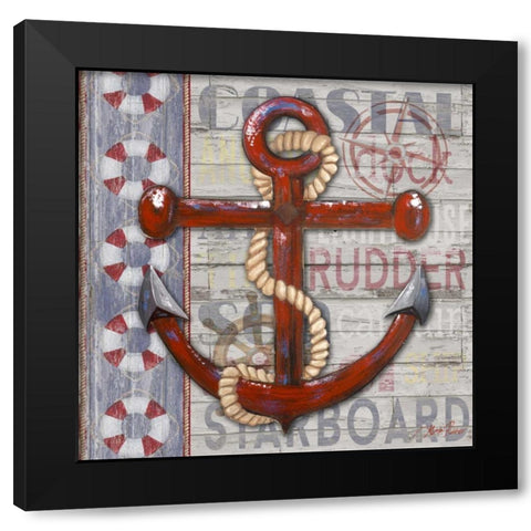 A Sailors Life I Black Modern Wood Framed Art Print with Double Matting by Ritter, Gina