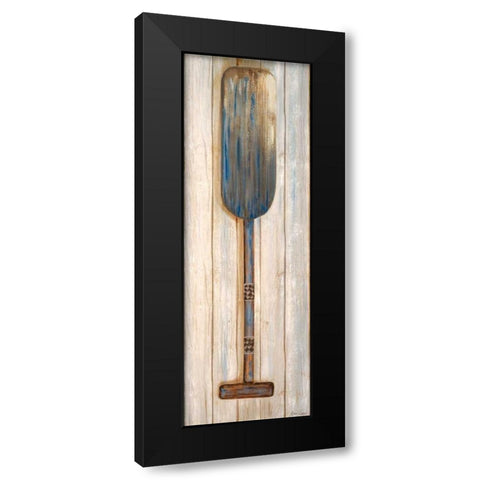 Blue Paddle Black Modern Wood Framed Art Print with Double Matting by Ritter, Gina