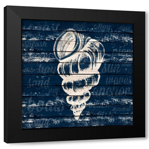 Coastal Wonder VI Black Modern Wood Framed Art Print with Double Matting by Ritter, Gina