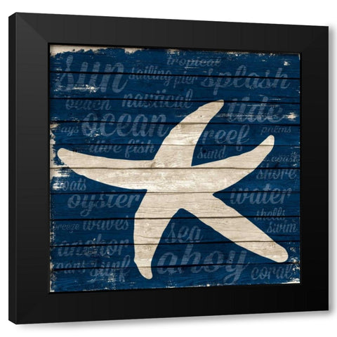 Coastal Wonder II Black Modern Wood Framed Art Print by Ritter, Gina