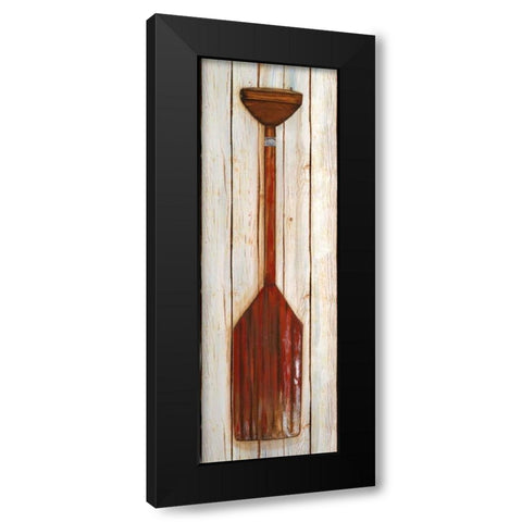 Red Paddle Black Modern Wood Framed Art Print with Double Matting by Ritter, Gina